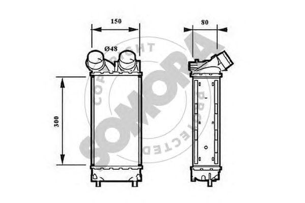 Intercooler, compresor