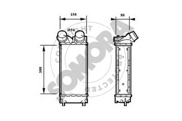 Intercooler, compresor