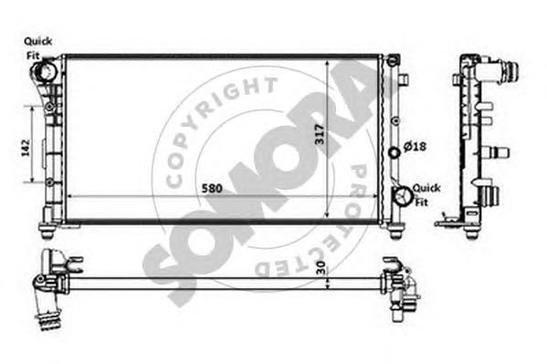 Radiator, racire motor