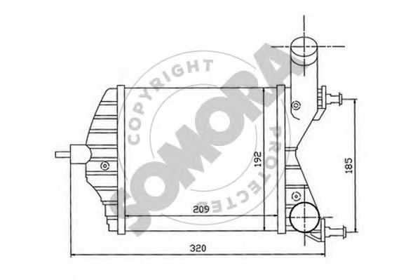 Intercooler, compresor