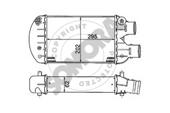 Intercooler, compresor