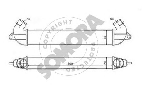 Intercooler, compresor