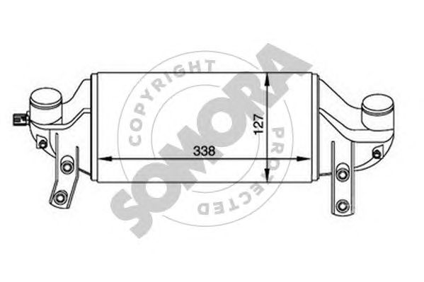 Intercooler, compresor