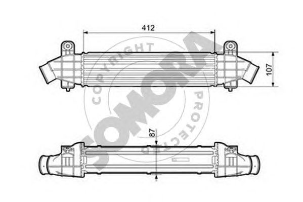 Intercooler, compresor