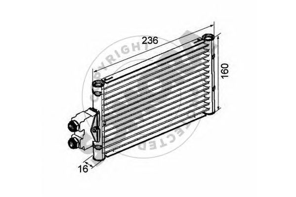 Radiator ulei, ulei motor