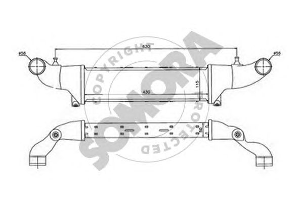 Intercooler, compresor