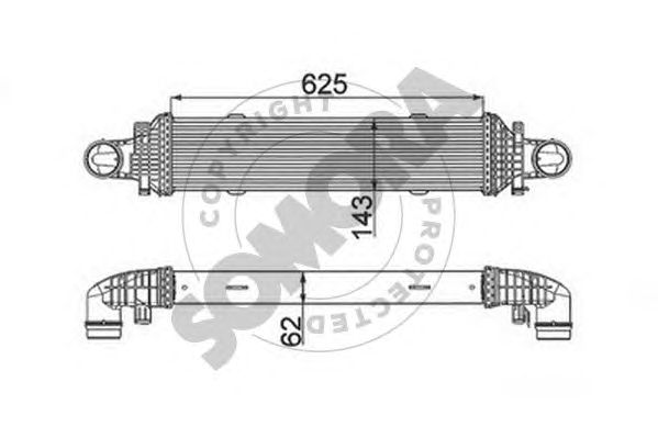 Intercooler, compresor