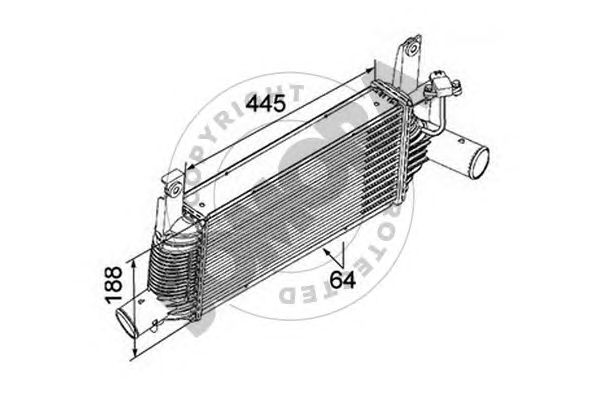 Intercooler, compresor