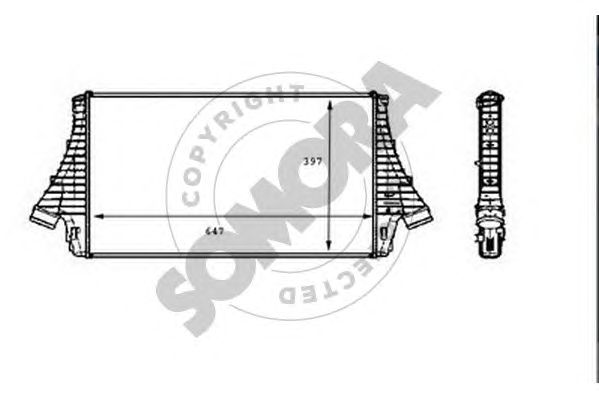 Intercooler, compresor