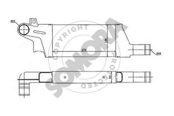 Intercooler, compresor