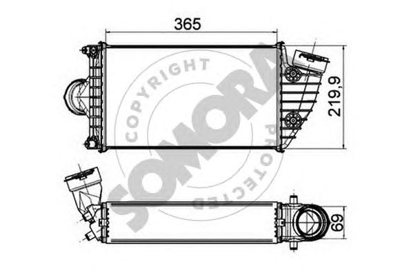 Intercooler, compresor