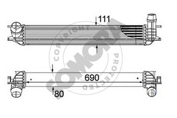 Intercooler, compresor