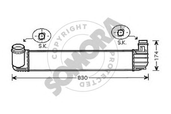 Intercooler, compresor