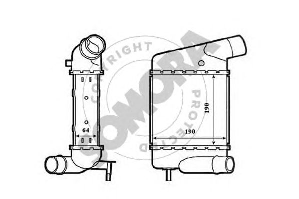 Intercooler, compresor