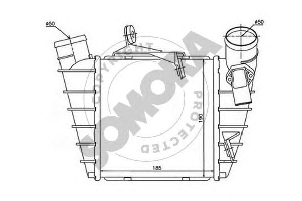 Intercooler, compresor