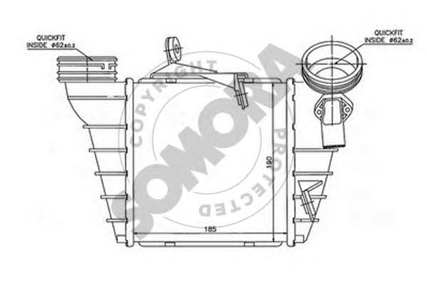 Intercooler, compresor