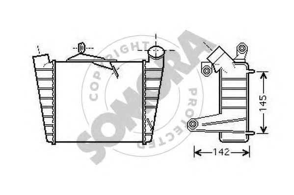 Intercooler, compresor