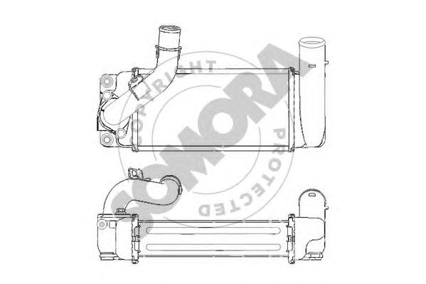 Intercooler, compresor