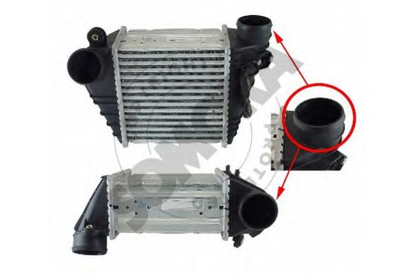 Intercooler, compresor