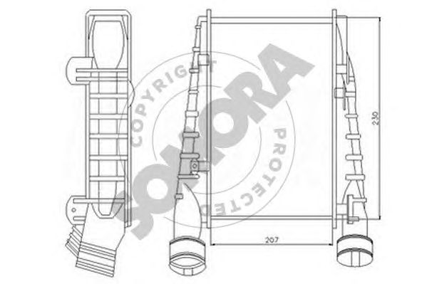 Intercooler, compresor