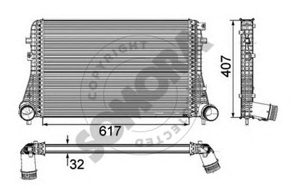 Intercooler, compresor