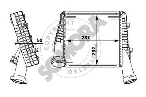 Intercooler, compresor