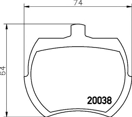 set placute frana,frana disc ROVER MINI 1,0/1,3