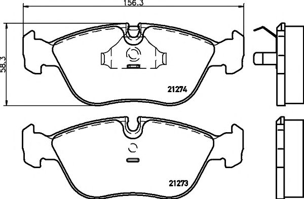 set placute frana,frana disc VOLVO S70/850