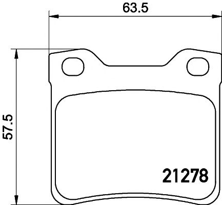 set placute frana,frana disc PEUGEOT 406/605