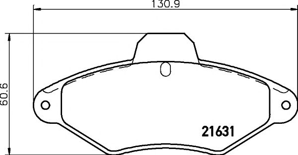 set placute frana,frana disc CITROEN XANTIA 93-03