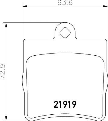 set placute frana,frana disc MERCEDES-BENZ W202/210 C200-230 KOMPRESSOR