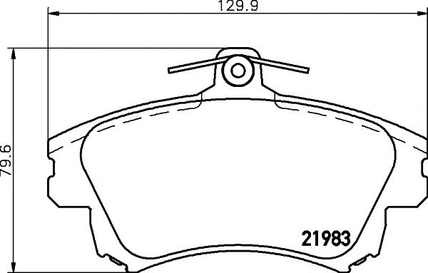 set placute frana,frana disc VOLVO 97- MITSUBISHI CARISMA 00