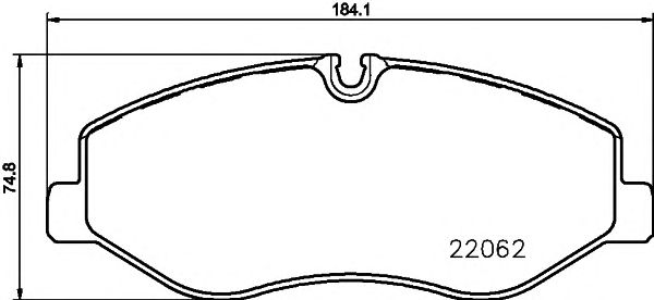 set placute frana,frana disc MERCEDES-BENZ VITO 14- BREMBO