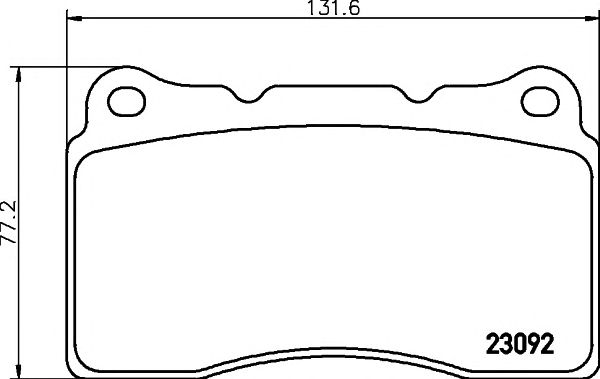 set placute frana,frana disc MITSUBISHI LANCER EVO VIII/IX