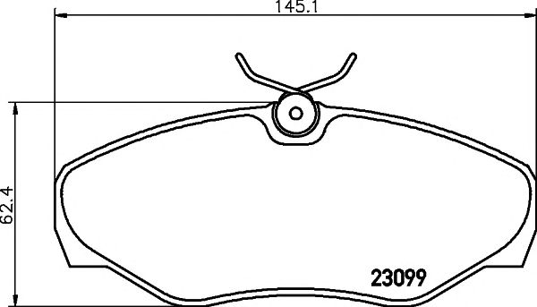 set placute frana,frana disc RENAULT TRAFIC 01-/VIVARO 01-/ESPACE 98-