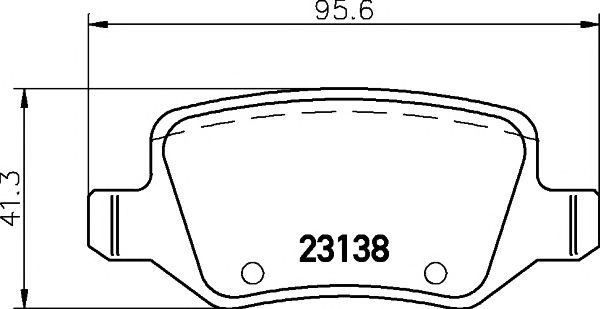 set placute frana,frana disc MERCEDES-BENZ W168 A-CLASSE/ VANEO