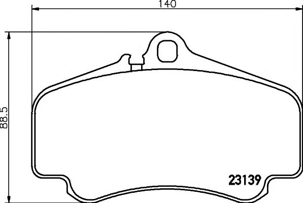 set placute frana,frana disc PORSCHE 911 (997) 04-