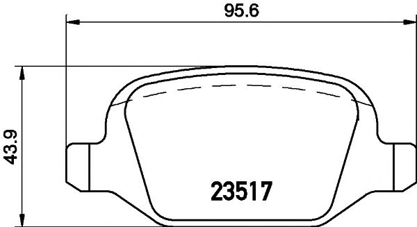 set placute frana,frana disc ALFA 147 1,6-2,0 00-