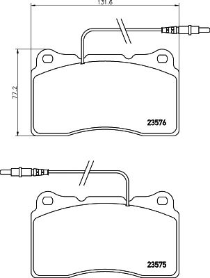 set placute frana,frana disc PEUGEOT 607 00- 3,0V6 24V