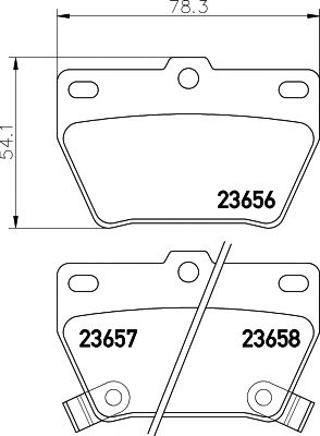 set placute frana,frana disc TOYOTA RAV-4 1,8/2,0/2,0D 00-