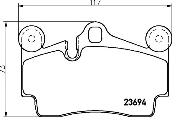 set placute frana,frana disc VW/PORSCHE TOUAREG/CAYENNE