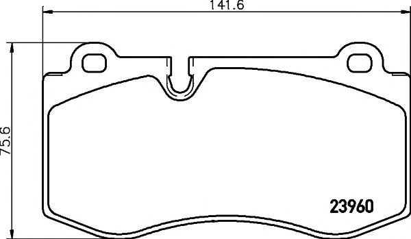 set placute frana,frana disc MERCEDES-BENZ W211/221 05- E/S-CLASSE SL