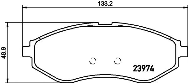 set placute frana,frana disc CHEVROLET KALOS 1,4 05- AVEO