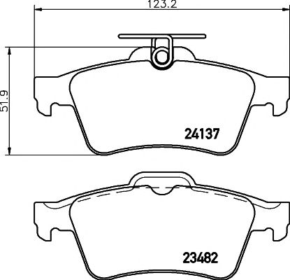 set placute frana,frana disc OPEL VECTRA C/FOCUS/MAZDA/VOLVO/RENAULT