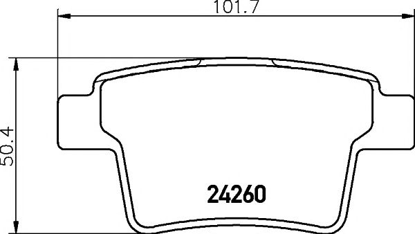 set placute frana,frana disc FORD MONDEO III 00- IK