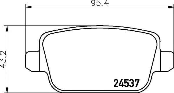 set placute frana,frana disc FORD MONDEO 07-/GALAXY/KUGA