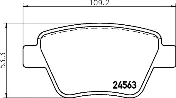 set placute frana,frana disc VW A3/GOLF VI/OCTAVIA/SUPERB/YETI