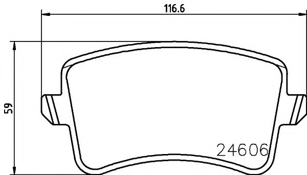 set placute frana,frana disc VW A4/A5/Q5 07-