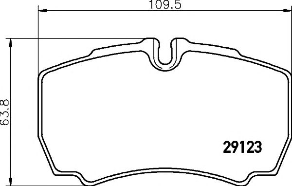 set placute frana,frana disc FORD TRANSIT 2,3 16V 06-