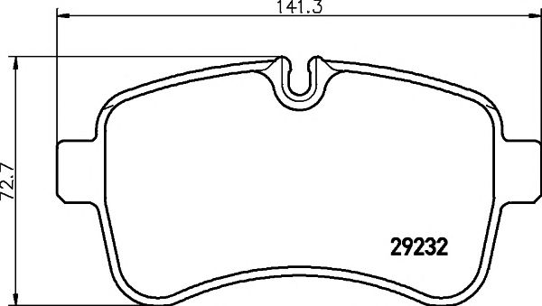 set placute frana,frana disc IVECO DAILY 35C15 06-